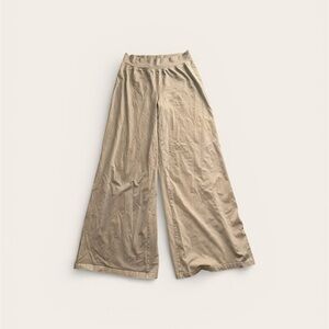 Aerie Wide-Leg Tan Pants